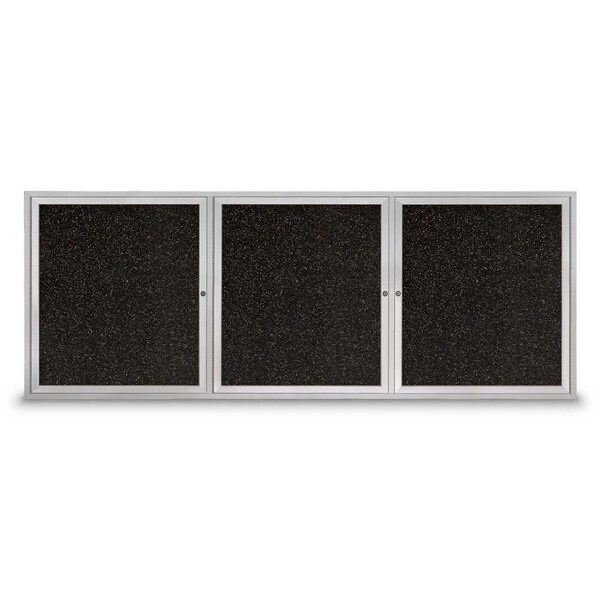 Sliding Door Indoor Enclosed Corkboard, 7
